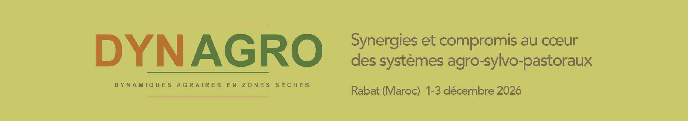 Dynamiques agraires en zones sèches - Synergies et compromis au cœur des systèmes agro-sylvo-pastoraux>